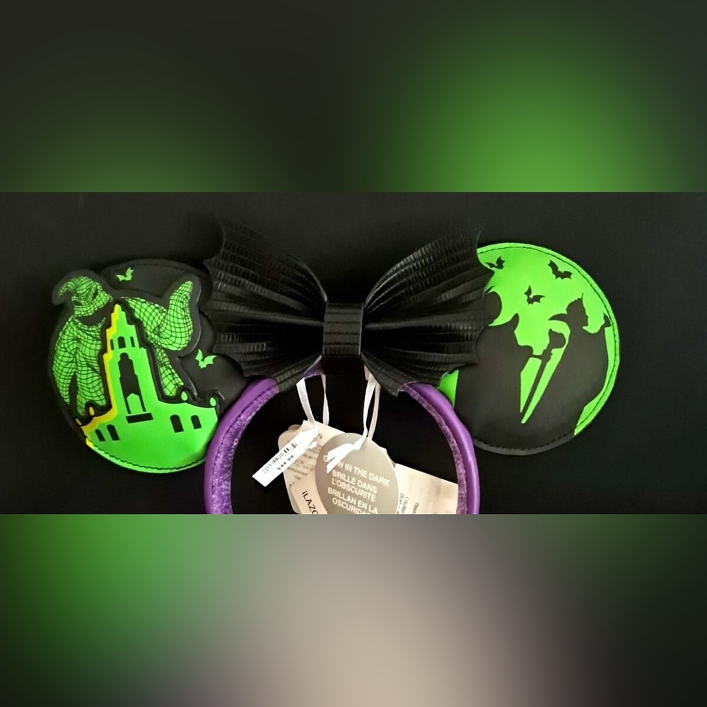 2024 Disney Parks EXCLUSIVE Oogie Boogie Bash Loungefly Ears Headband Disneyland - Picture 13 of 15